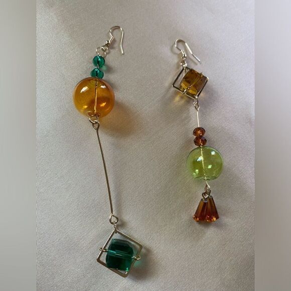 Bohemian drop earrings M10 - Picture 5 of 5